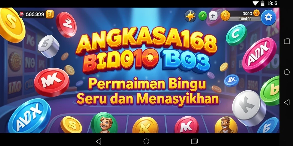 Tampilan gameplay seru dalam ANGKASA168 saat bermain Bingo.