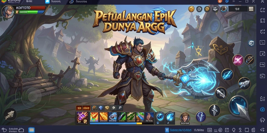 Tampilan menakjubkan dari gameplay KOITOTO yang penuh aksi.