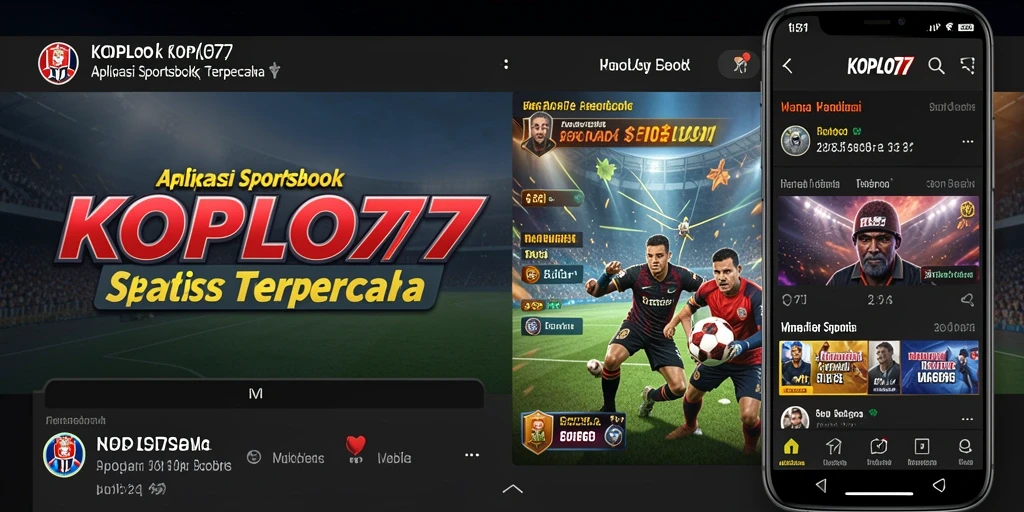Tampilan antarmuka KOPLO77 yang modern dan interaktif.