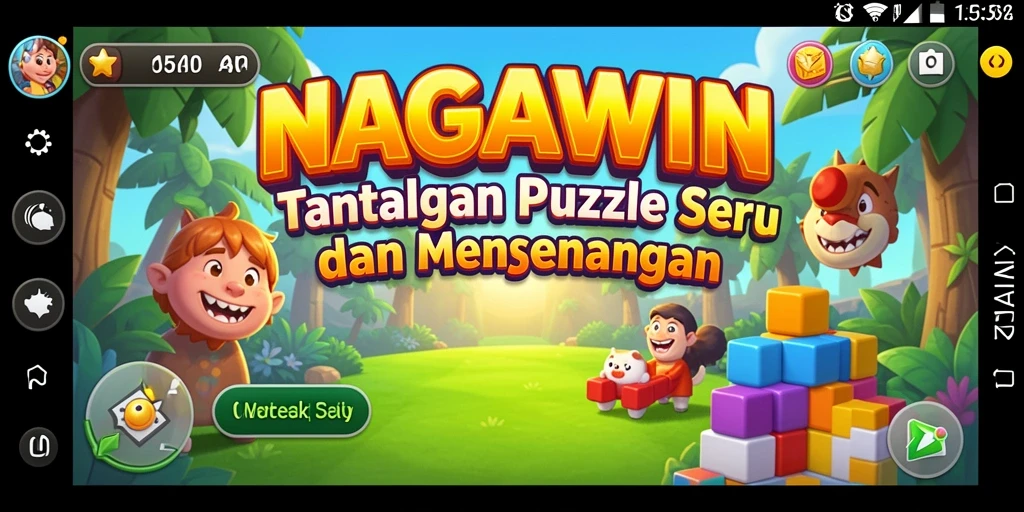 Gameplay seru dan tantangan puzzle di NAGAWIN.